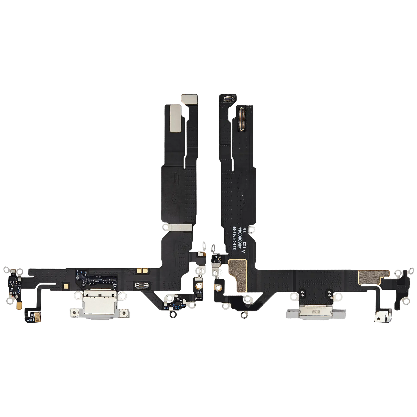 Charging Port Flex Cable For iPhone 16 (Pull) (White)