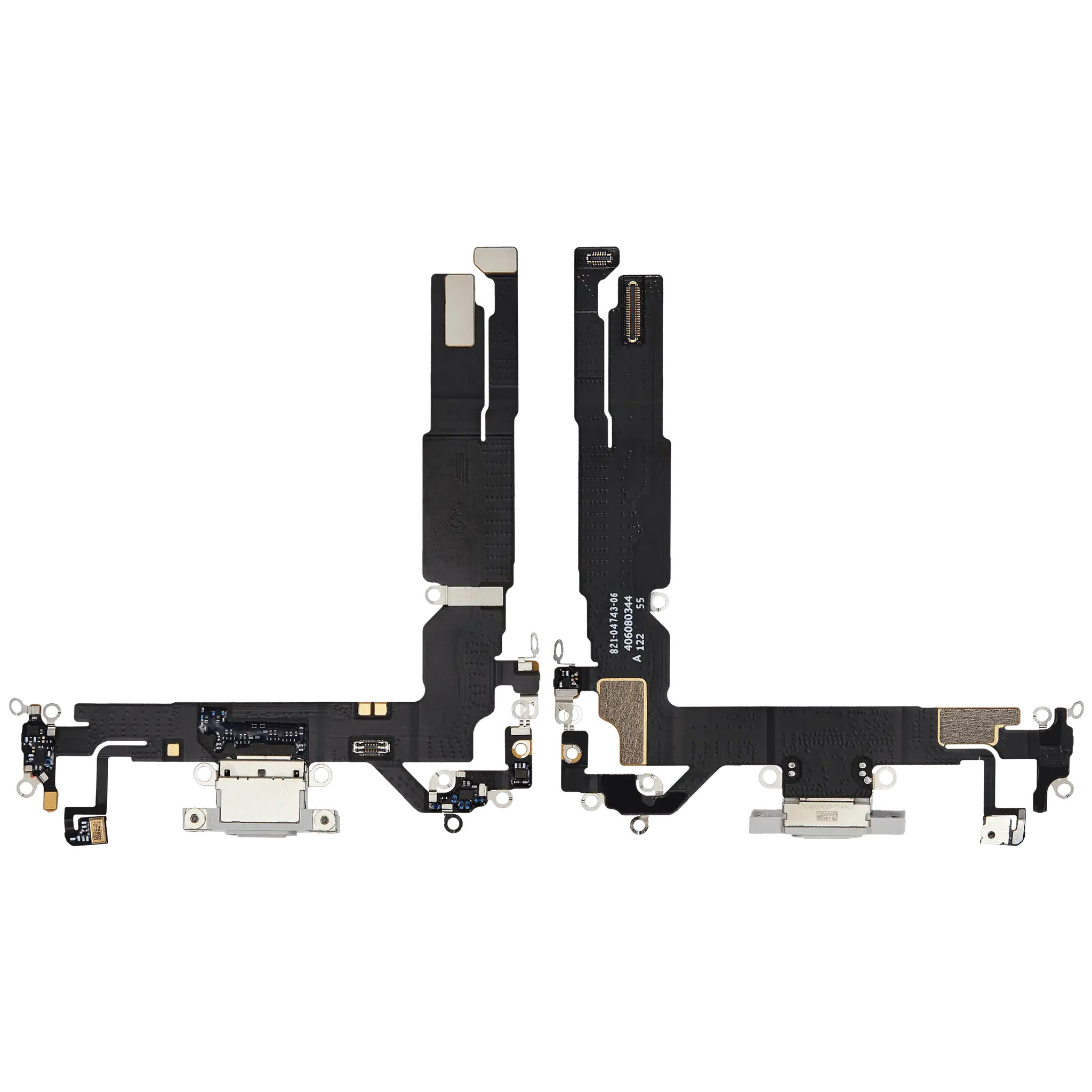 Charging Port Flex Cable For iPhone 16 (Pull) (White)