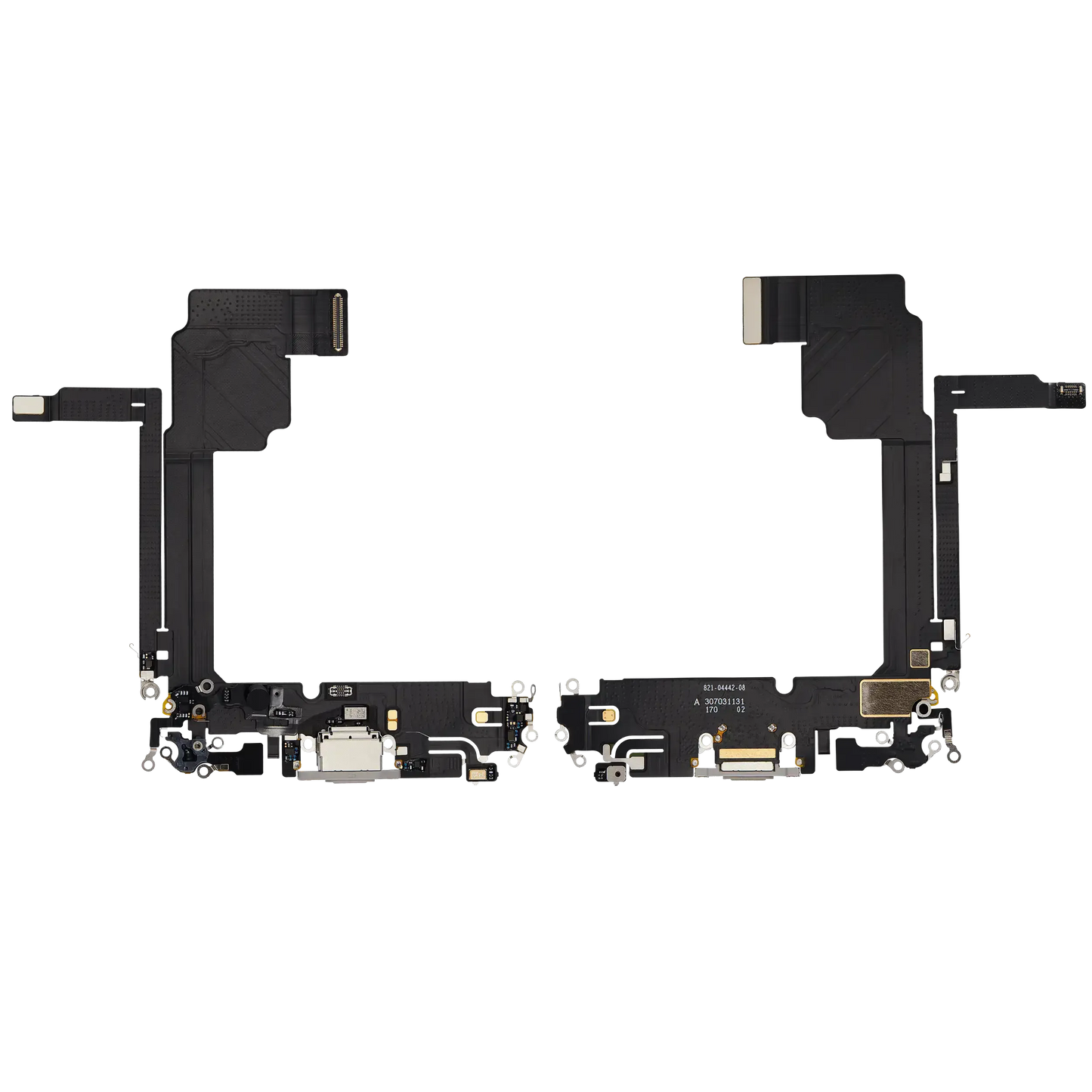 Charging Port Flex Cable For iPhone 15 Pro Max (Pull) (White Titanium)