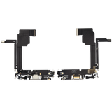 Charging Port Flex Cable For iPhone 15 Pro Max (Pull) (White Titanium)