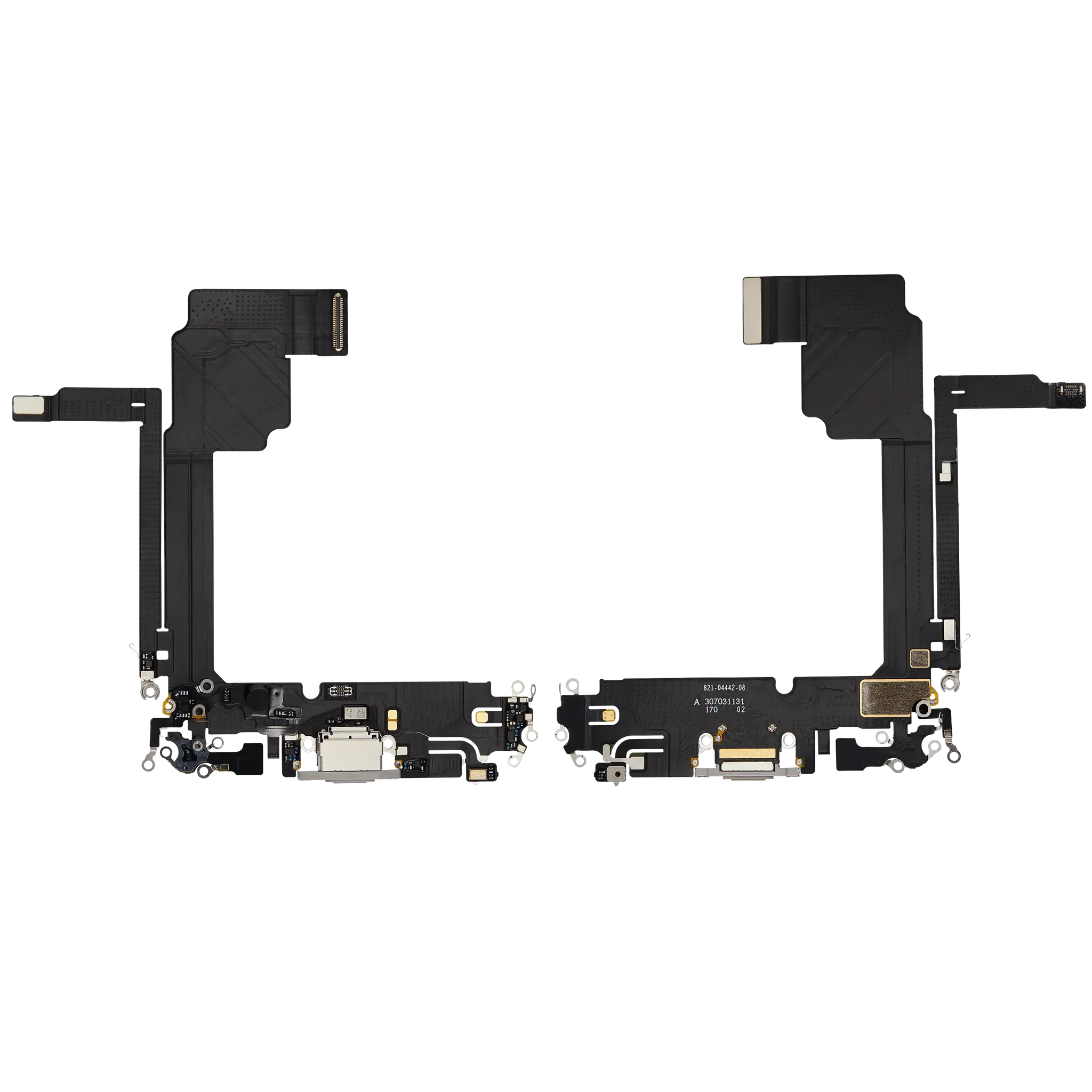 Charging Port Flex Cable For iPhone 15 Pro Max (Pull) (White Titanium)