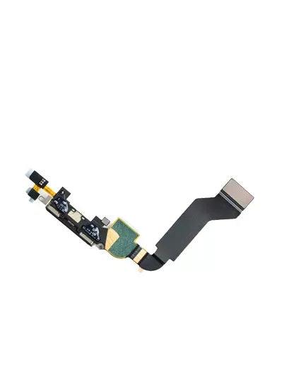 Charging Port Cable For iPhone 4S (Pull) (Black)