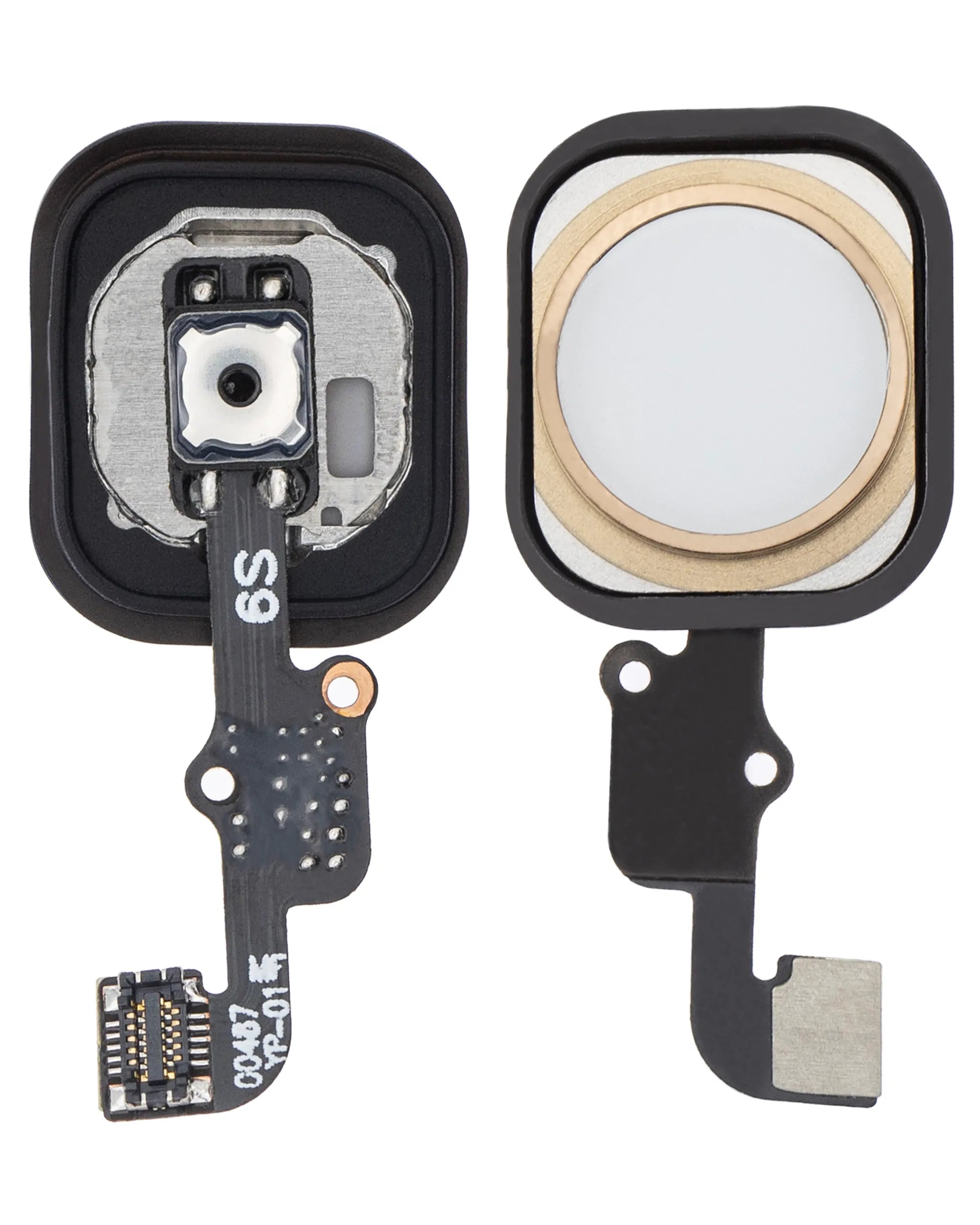 Home Button With Flex For iPhone 6S / 6S Plus (Gold) (Pull)