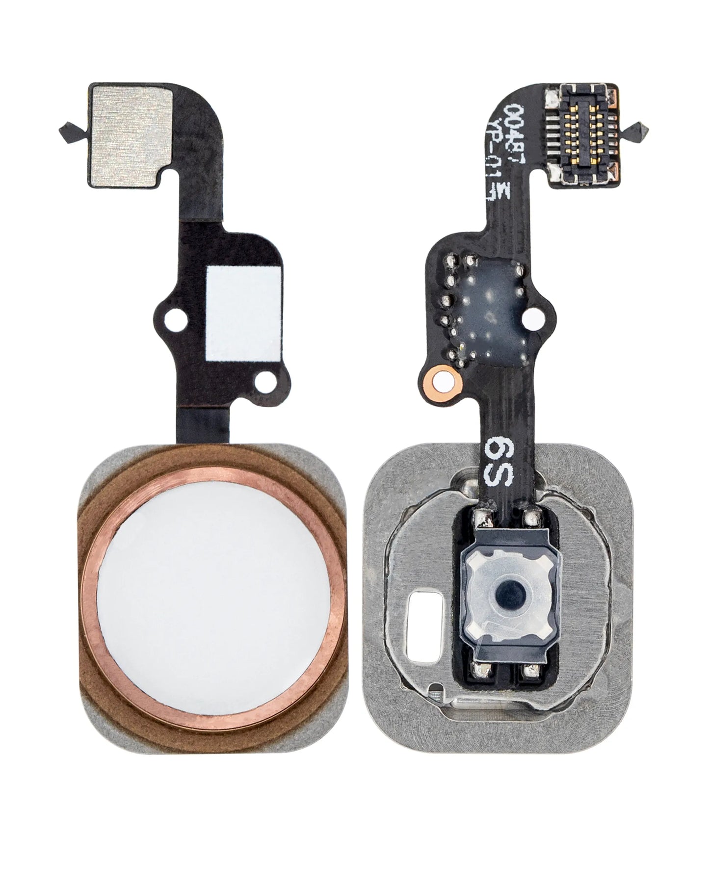 Home Button With Flex For iPhone 6S / 6S Plus (Rose Gold) (Pull)