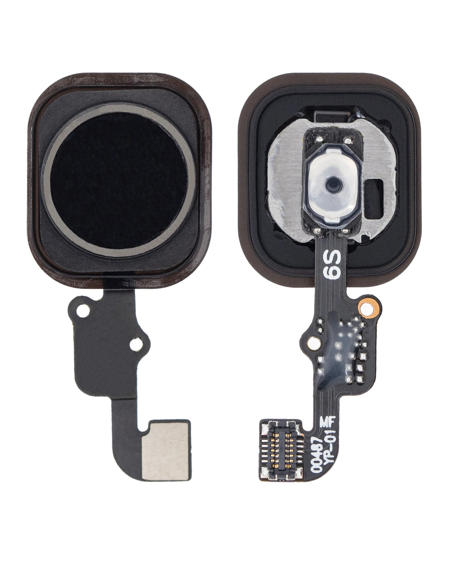 Home Button With Flex For iPhone 6S / 6S Plus (Space Gray) (Pull)