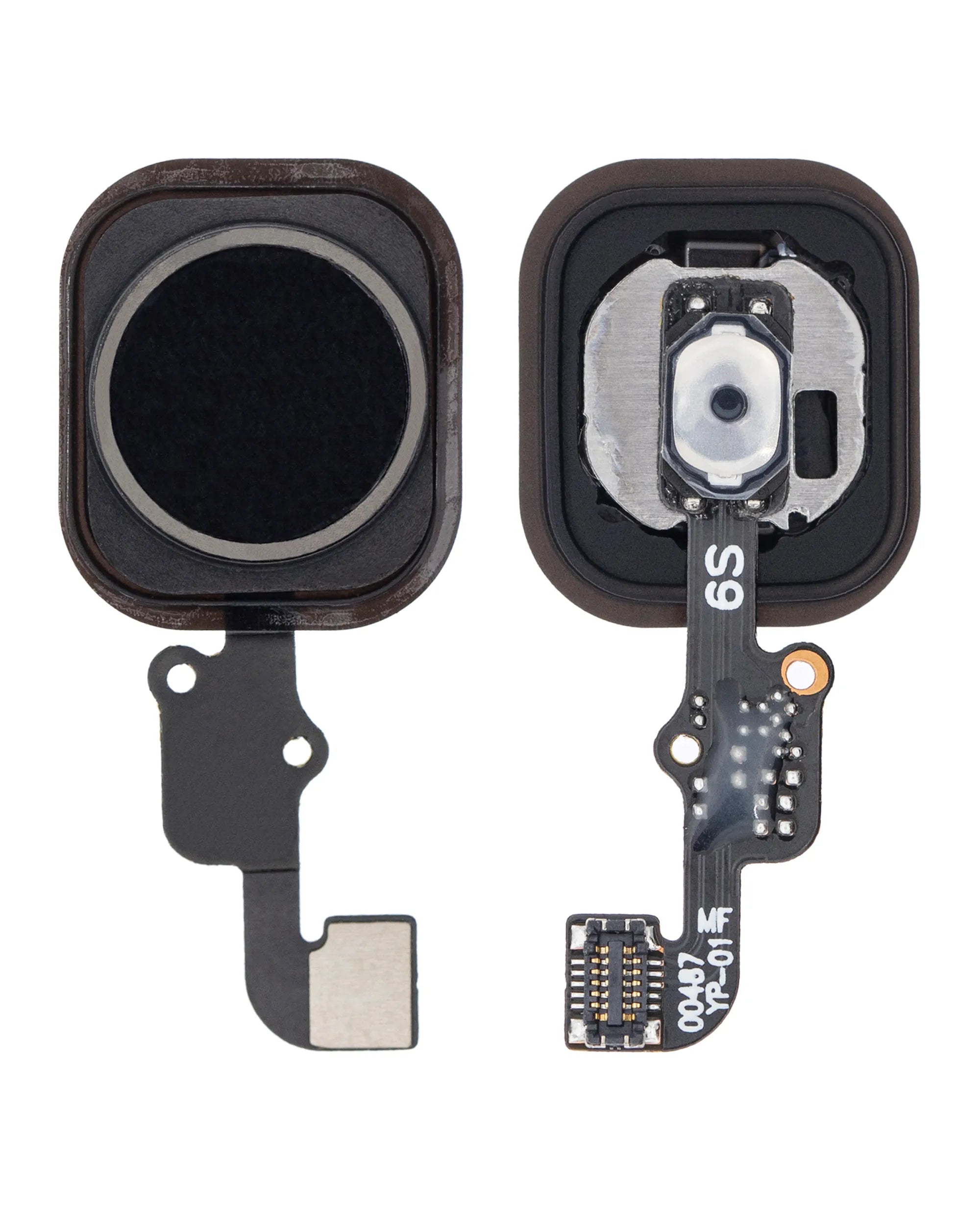Home Button With Flex For iPhone 6S / 6S Plus (Space Gray) (Pull)