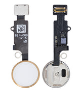 Home Button With Flex For iPhone 7 / 7 Plus / 8 / 8 Plus / SE (2020) / SE (2022) (Gold) (Warning: For Cosmetic Use Only) (Pull)