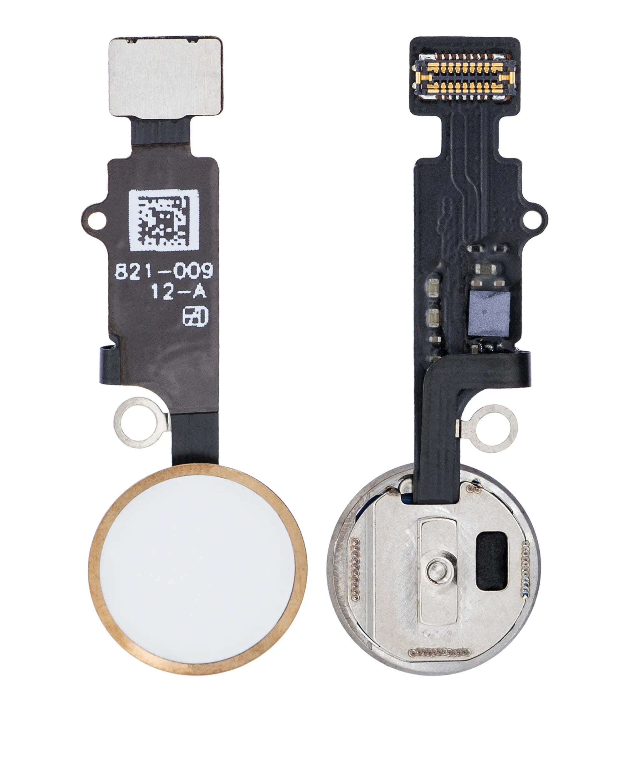 Home Button With Flex For iPhone 7 / 7 Plus / 8 / 8 Plus / SE (2020) / SE (2022) (Gold) (Warning: For Cosmetic Use Only) (Pull)