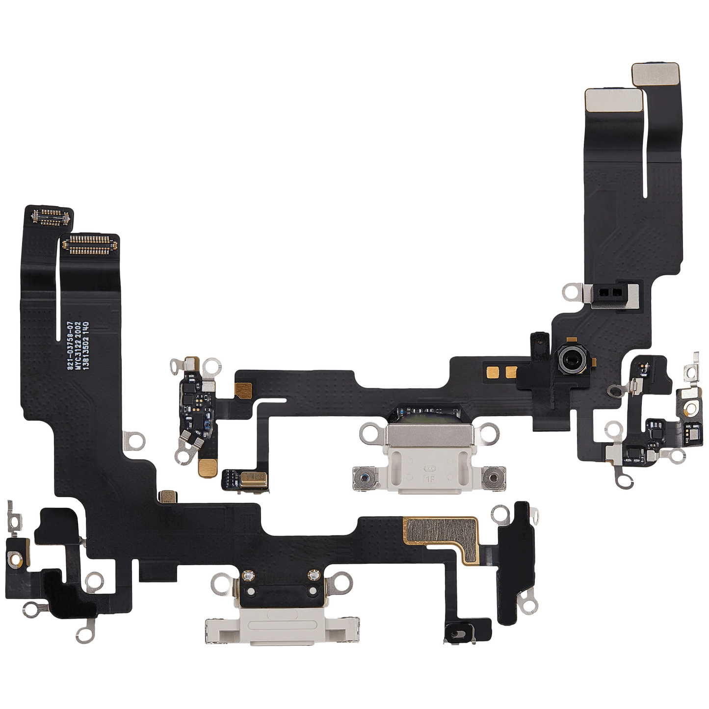 Charging Port Flex Cable For iPhone 14 (Pull) (Starlight)