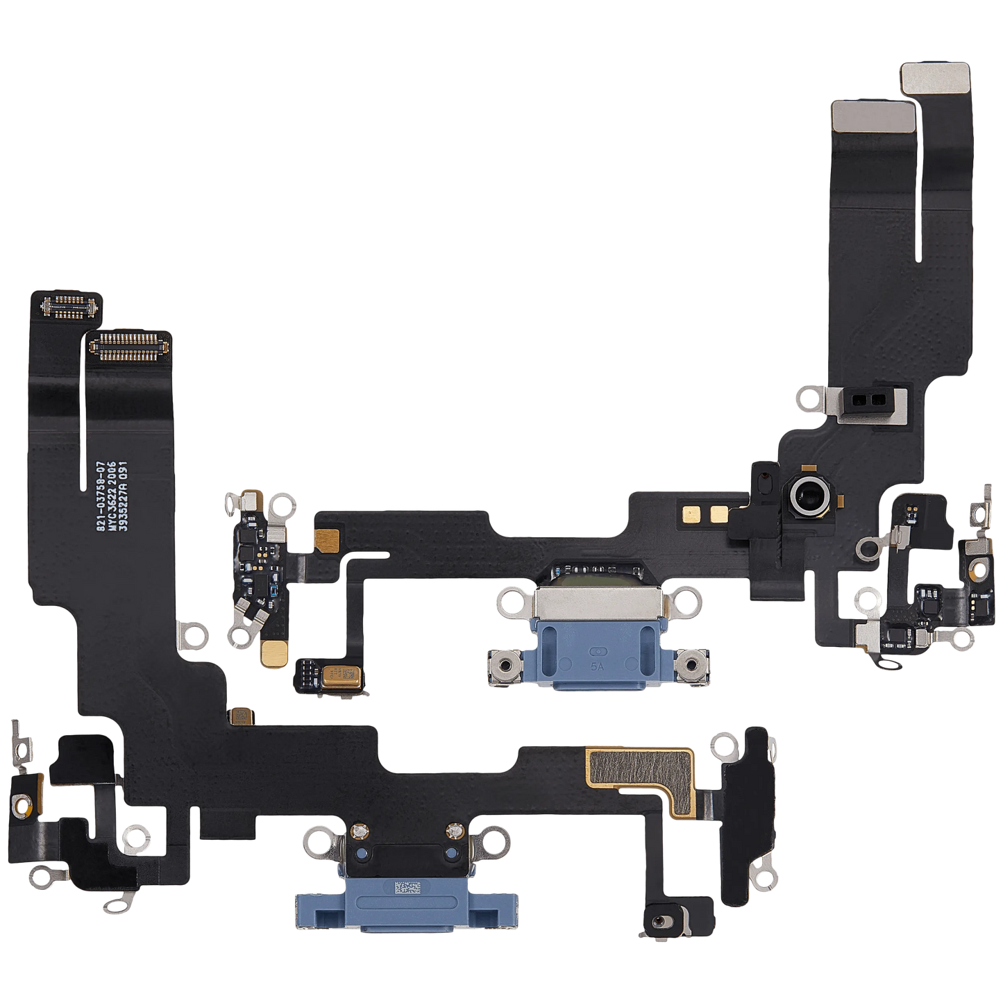 Charging Port Flex Cable For iPhone 14 (Pull) (Blue)