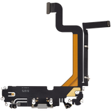 Charging Port Flex Cable For iPhone 14 Pro Max (Pull) (Silver)