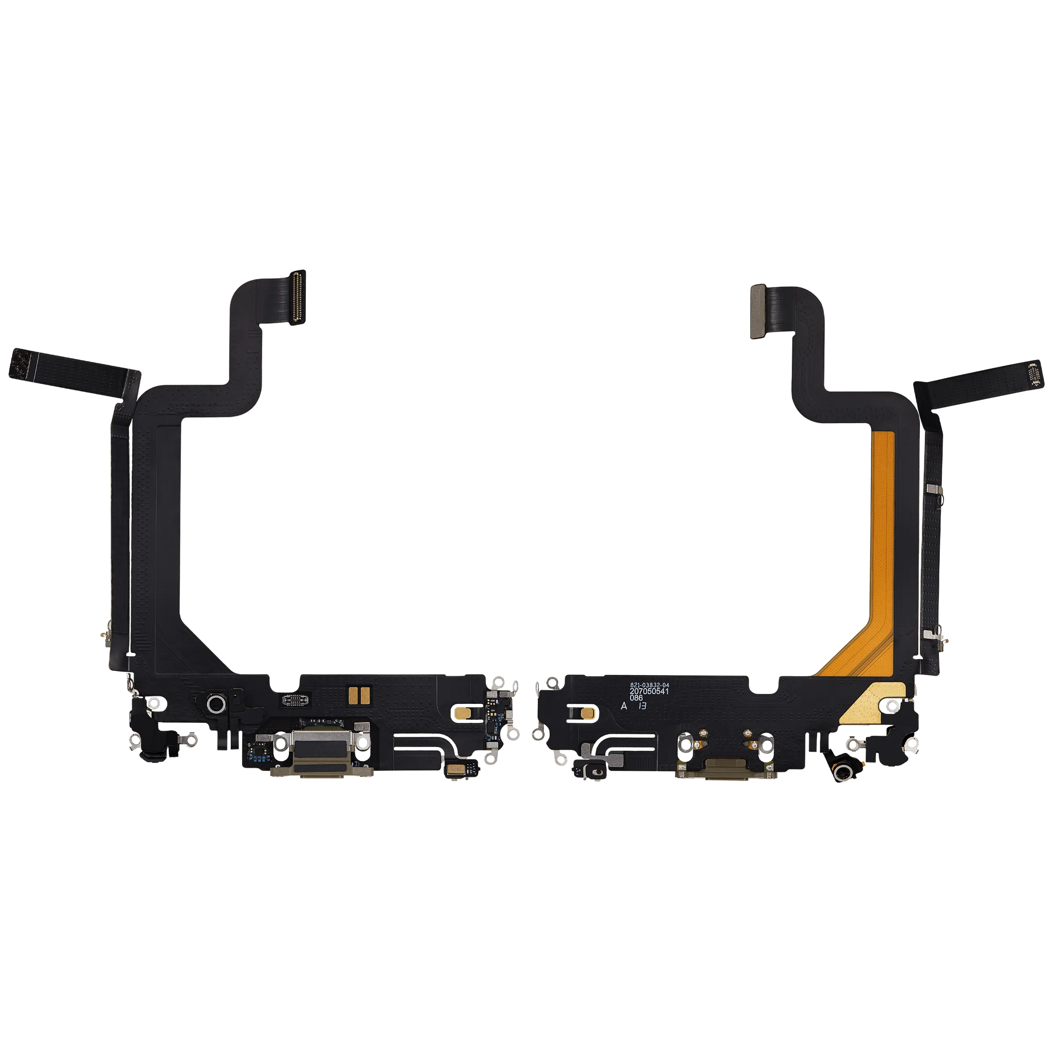 Charging Port Flex Cable For iPhone 14 Pro Max (Pull) (Gold)