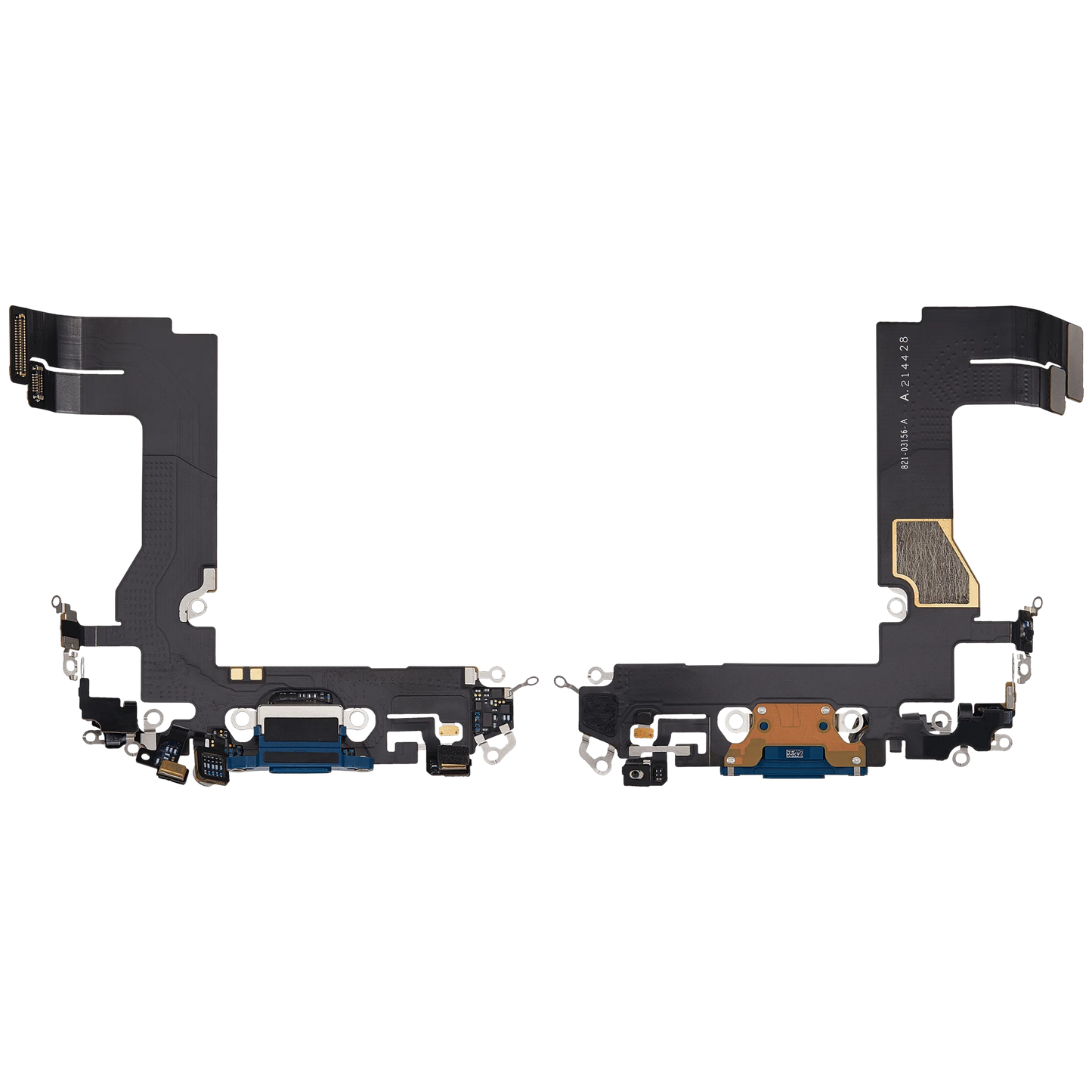 Charging Port Flex Cable For iPhone 13 Mini (Pull) (Blue)