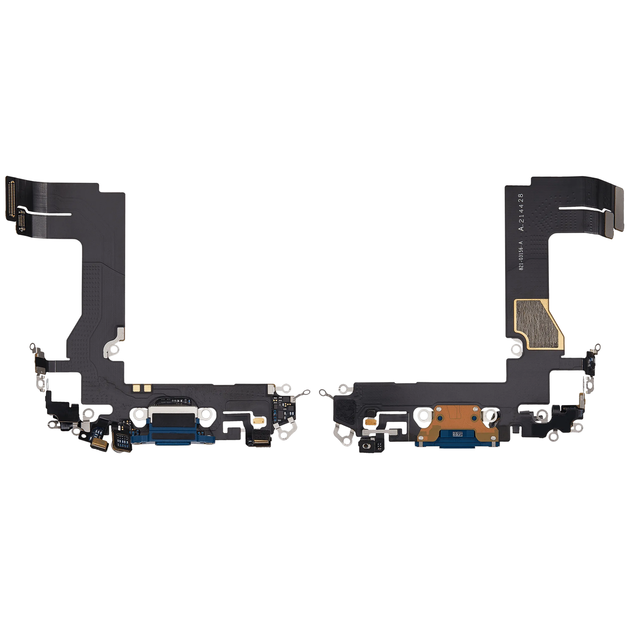 Charging Port Flex Cable For iPhone 13 Mini (Pull) (Blue)