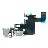 Charging Port Flex Cable For iPhone 6 (Pull) (Silver)
