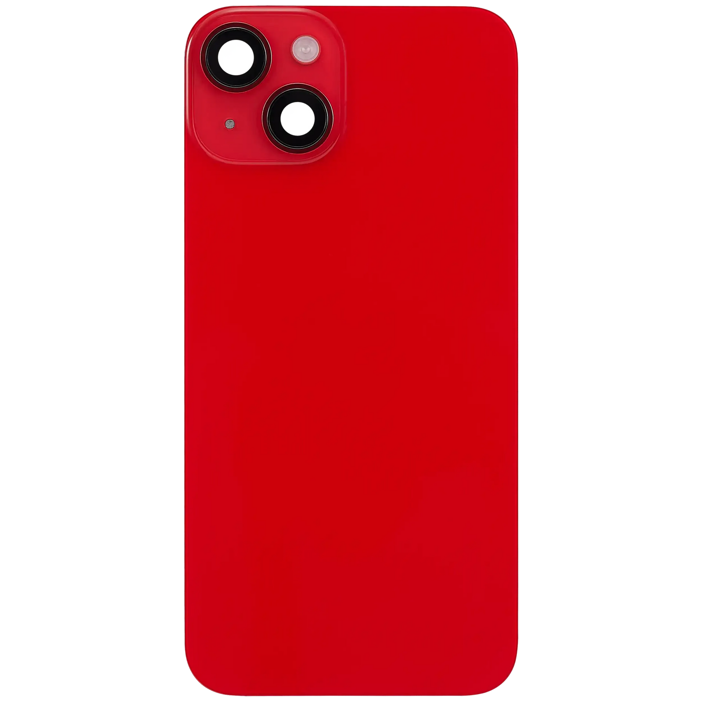 Back Glass w/ MagSafe Magnet & NFC & Flashlight Flex For iPhone 14 (Pull) (Red)