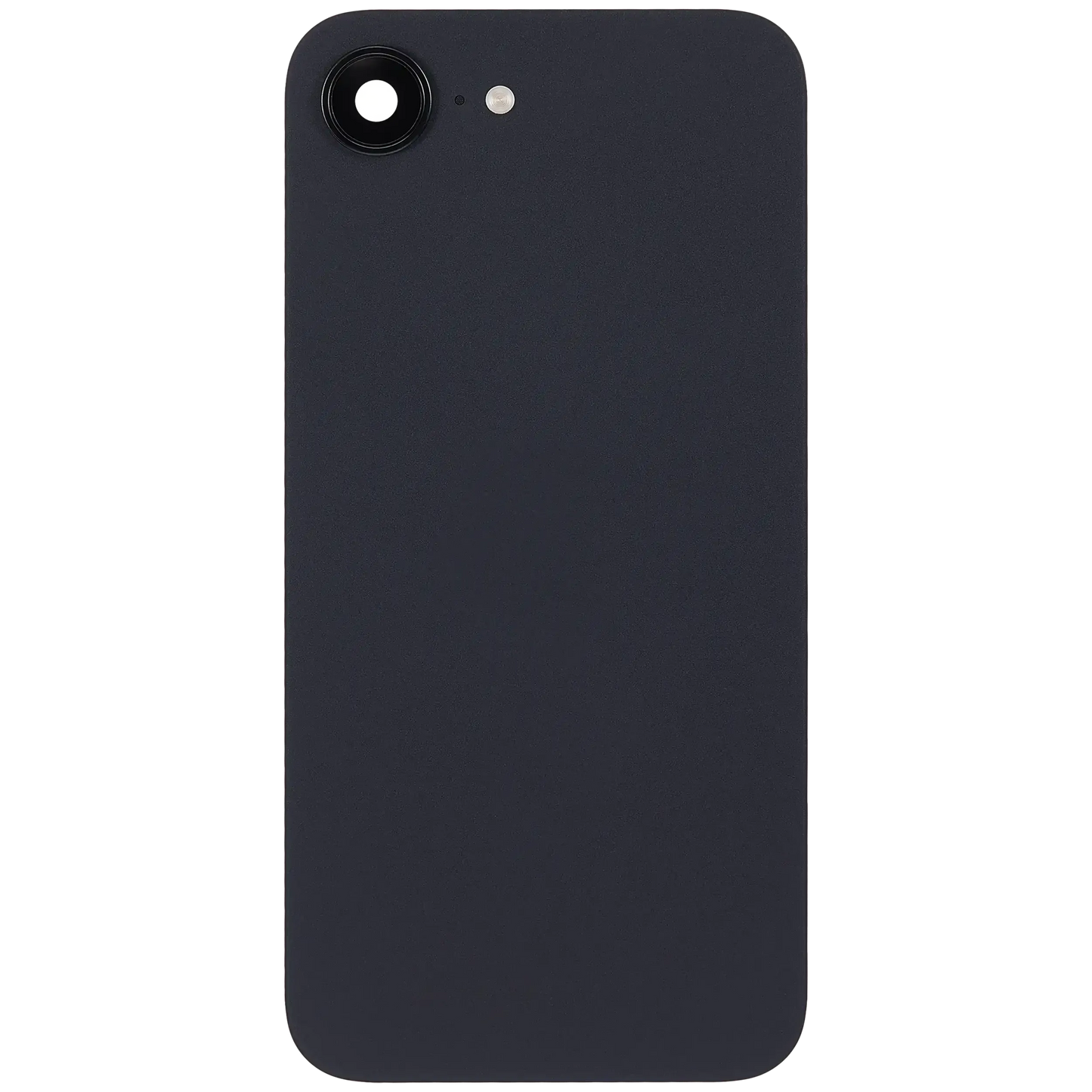 Back Glass w/ MagSafe Magnet & NFC & Flashlight Flex For iPhone 16e (Pull) (Black)