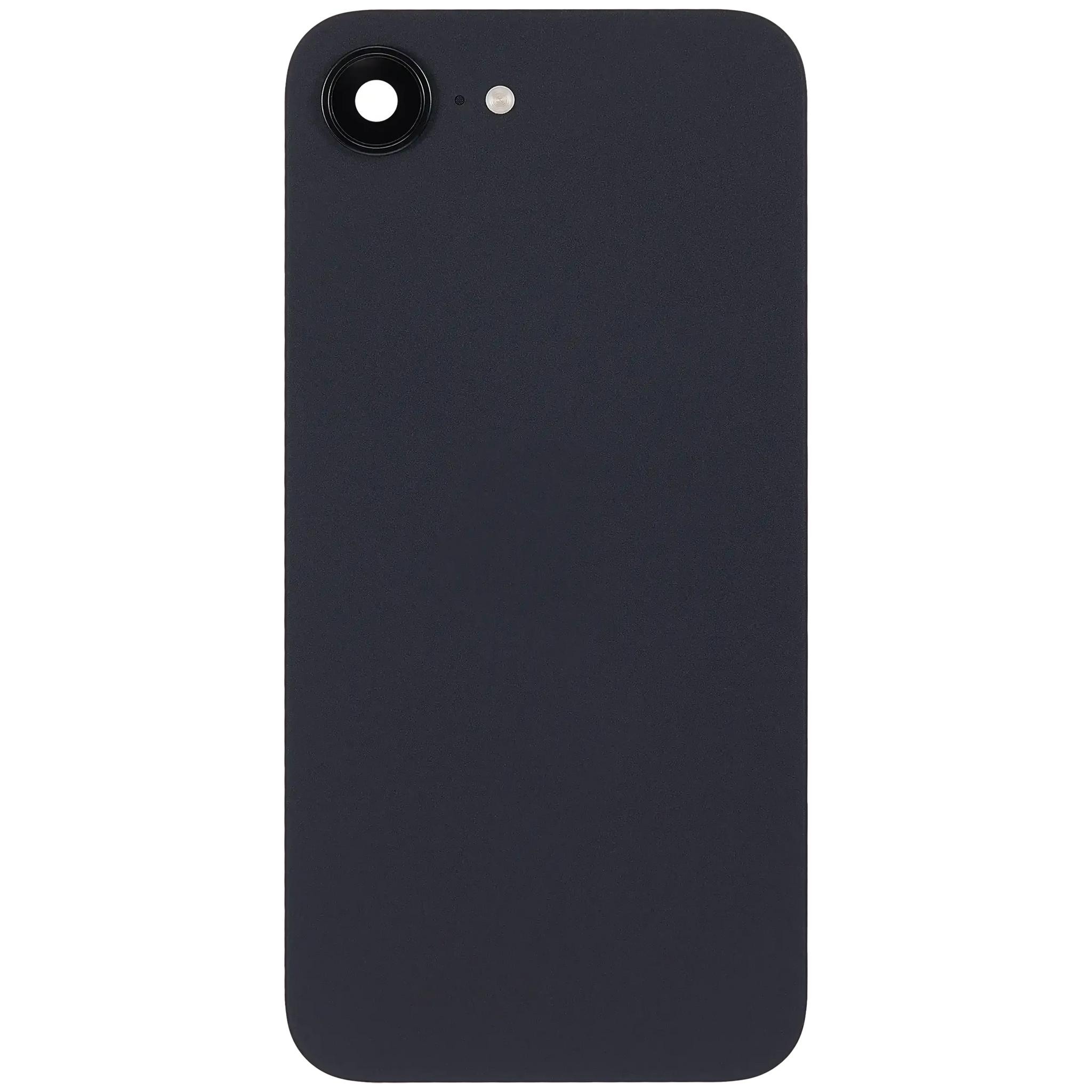 Back Glass w/ MagSafe Magnet & NFC & Flashlight Flex For iPhone 16e (Pull) (Black)