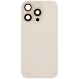 Back Glass w/ MagSafe Magnet & NFC & Flashlight Flex For iPhone 16 Pro (Pull) (Desert Titanium)