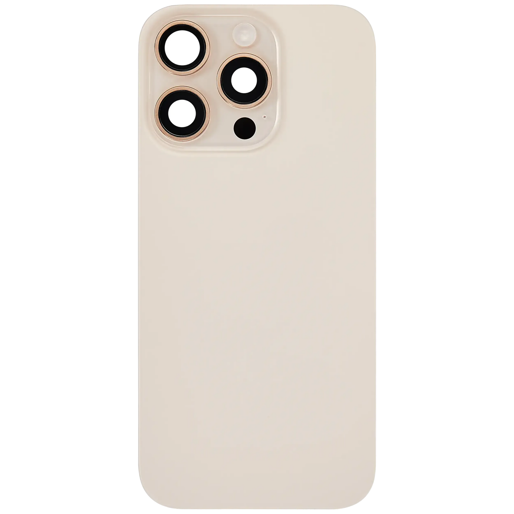 Back Glass w/ MagSafe Magnet & NFC & Flashlight Flex For iPhone 16 Pro (Pull) (Desert Titanium)
