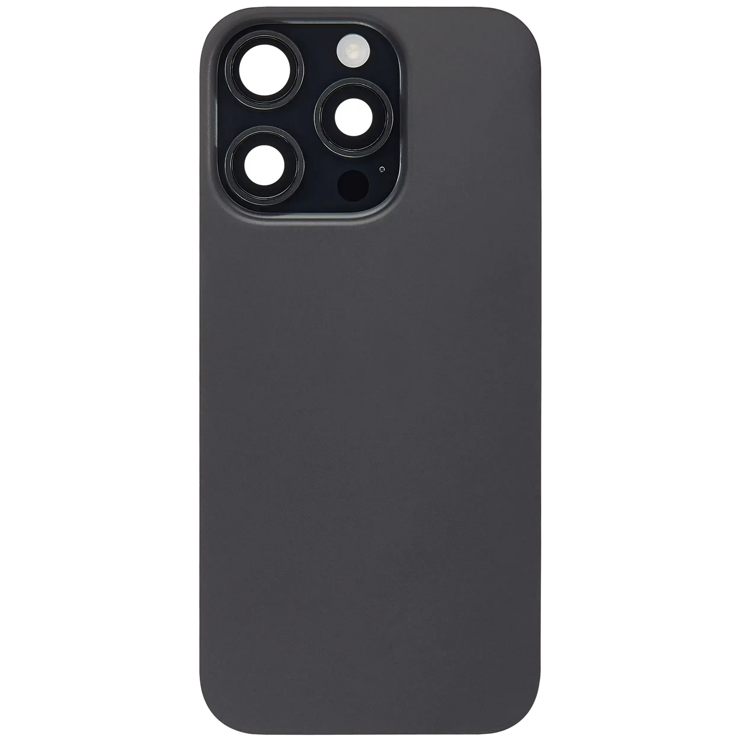 Back Glass w/ MagSafe Magnet & NFC & Flashlight Flex For iPhone 16 Pro (Pull) (Black Titanium)