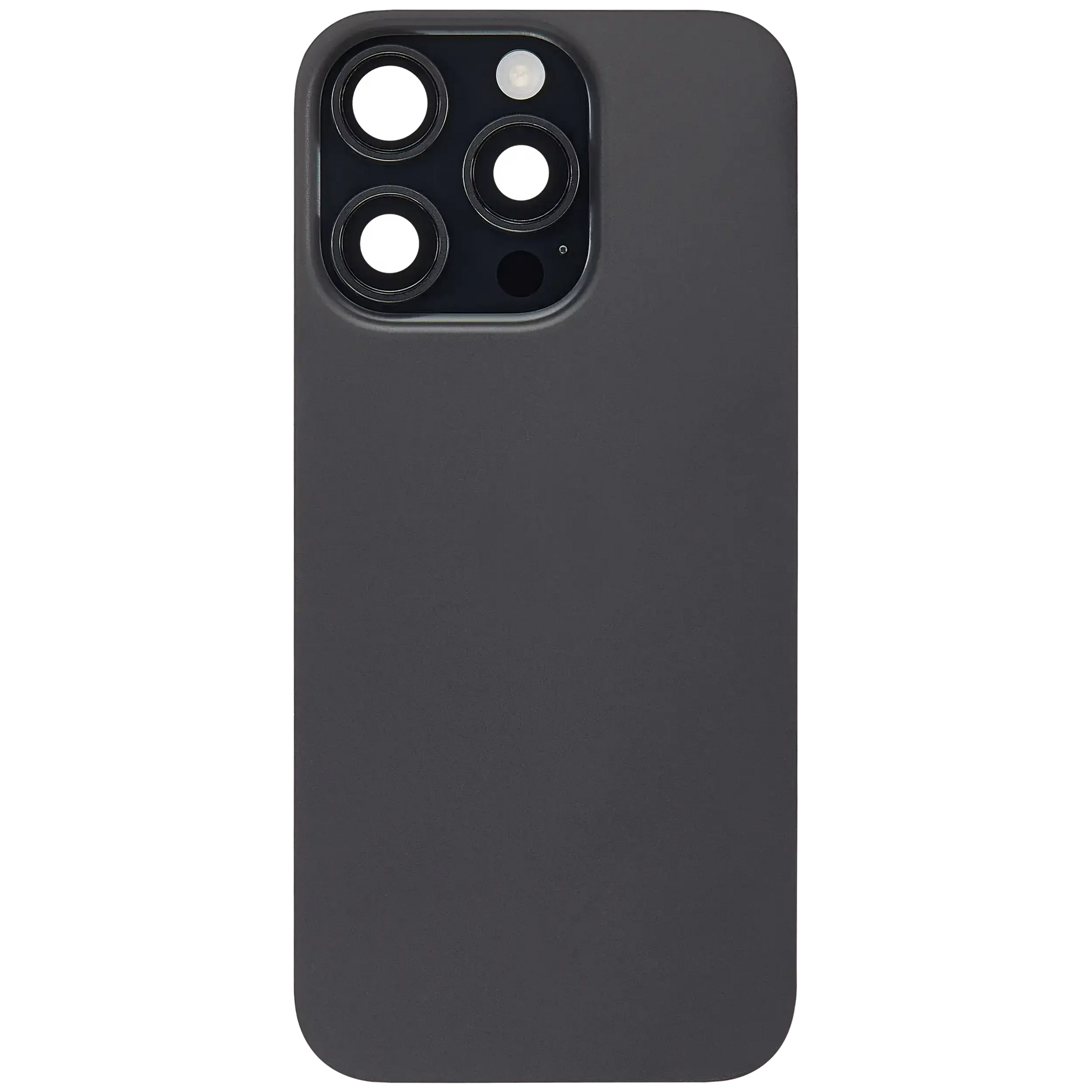 Back Glass w/ MagSafe Magnet & NFC & Flashlight Flex For iPhone 16 Pro (Pull) (Black Titanium)
