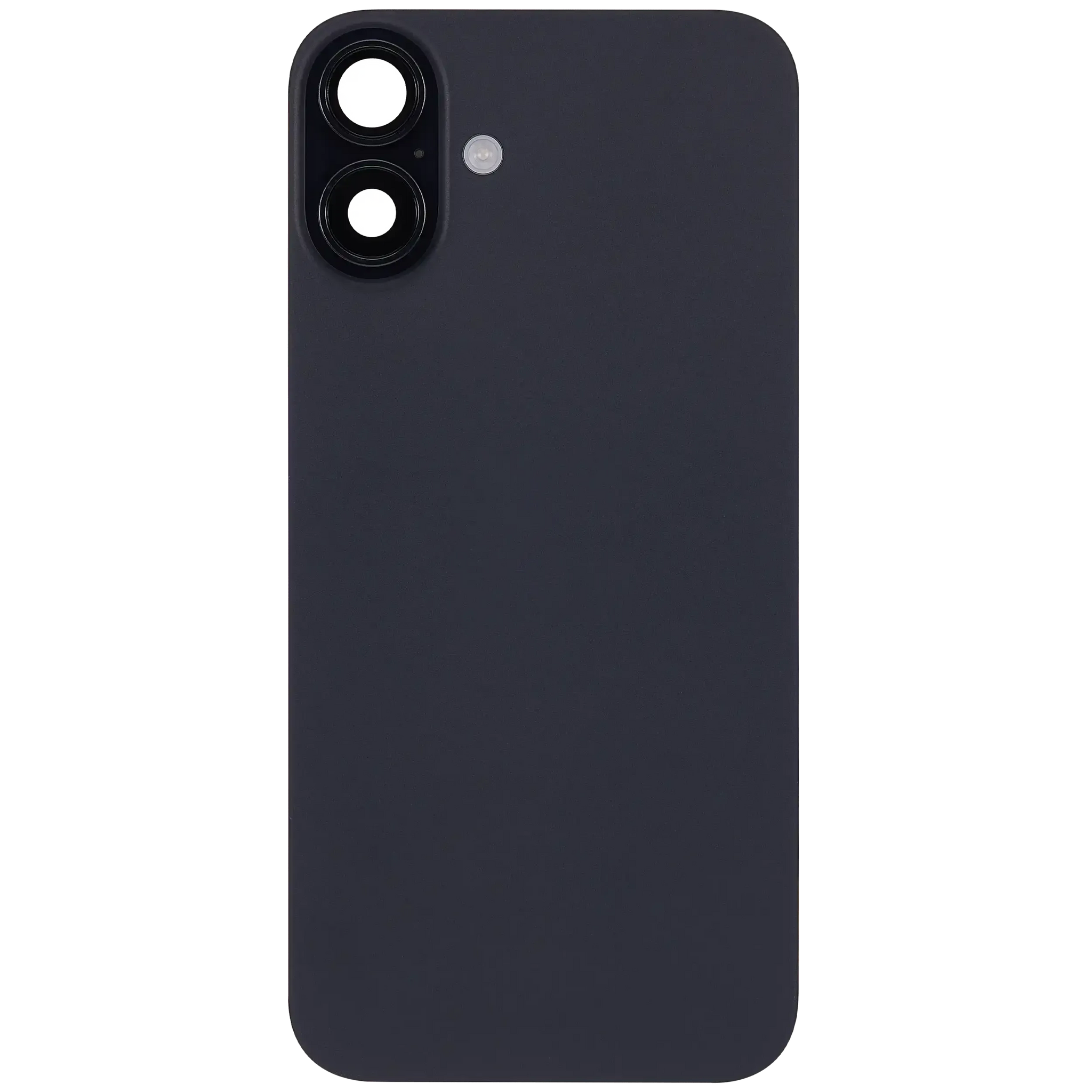 Back Glass w/ MagSafe Magnet & NFC & Flashlight Flex For iPhone 16 Plus (Pull) (Black)