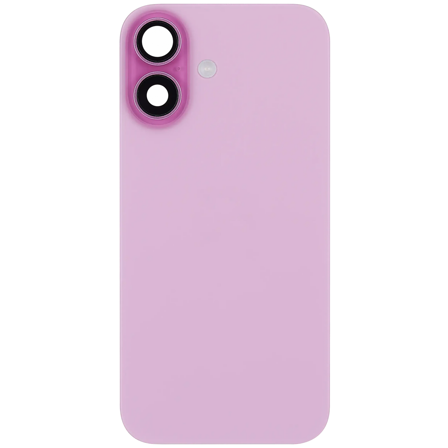 Back Glass w/ MagSafe Magnet & NFC & Flashlight Flex For iPhone 16 (Pull) (Pink)