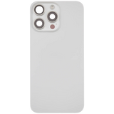 Back Glass w/ MagSafe Magnet & NFC & Flashlight Flex For iPhone 15 Pro Max (Pull) (White Titanium)
