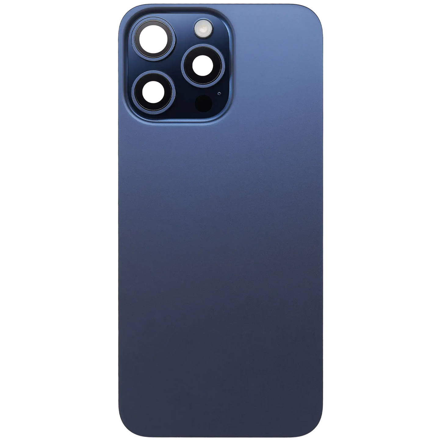 Back Glass w/ MagSafe Magnet & NFC & Flashlight Flex For iPhone 15 Pro Max (Pull) (Blue Titanium)