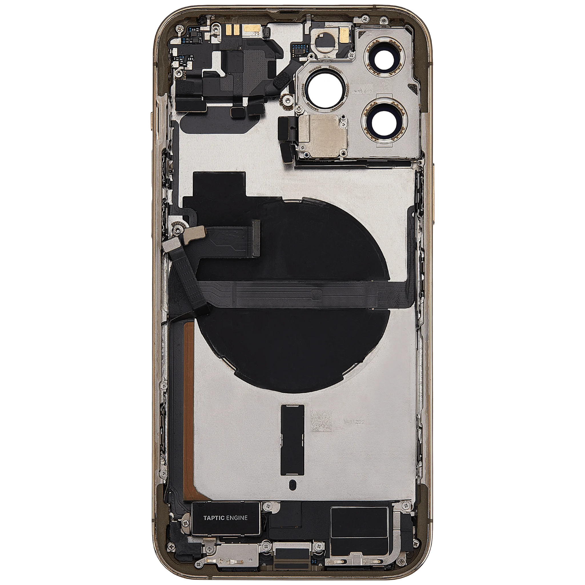 Back Housing W/ Small Parts For iPhone 13 Pro Max (EU / Global Version) (Used OEM) (Pull) (Gold)