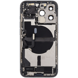 Back Housing W/ Charging Port Flex & Small Parts For iPhone 13 Pro (US Version) (Used OEM) (Pull) (Sierra Blue)