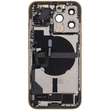 Back Housing W/ Charging Port Flex & Small Parts For iPhone 13 Pro (US Version) (Used OEM) (Pull) (Gold)