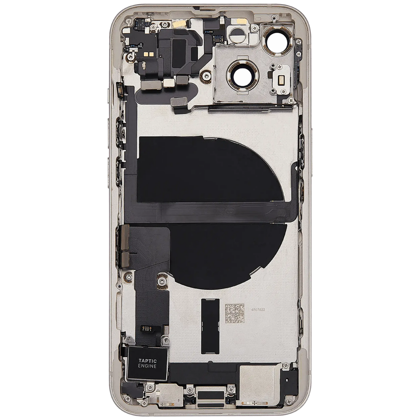 Back Housing W/ Charging Port Flex & Small Parts For iPhone 13 (EU / Global Version) (Pull) (Starlight)