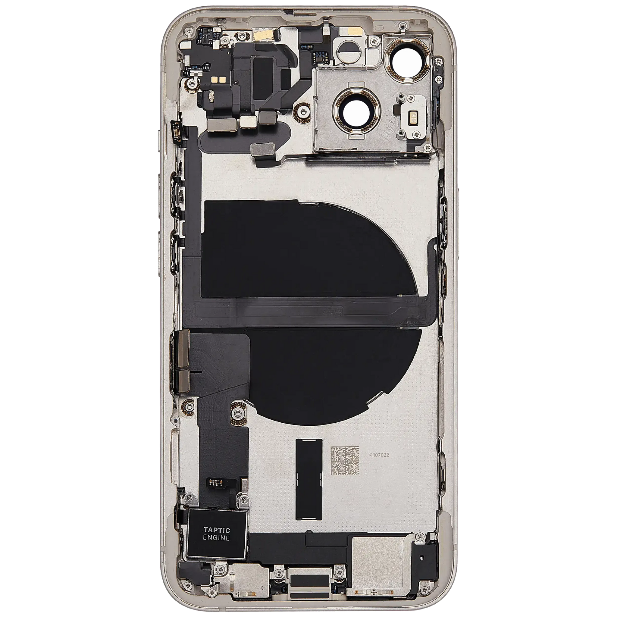 Back Housing W/ Charging Port Flex & Small Parts For iPhone 13 (EU / Global Version) (Pull) (Starlight)