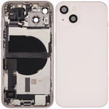 Back Housing W/ Charging Port Flex & Small Parts For iPhone 13 (EU / Global Version) (Pull) (Pink)