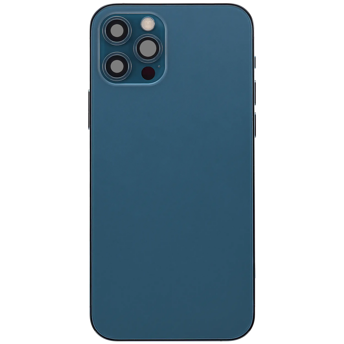 Back Housing W/ Charging Port Flex & Small Parts For iPhone 12 Pro (US Version) (Pull) (Pacific Blue)
