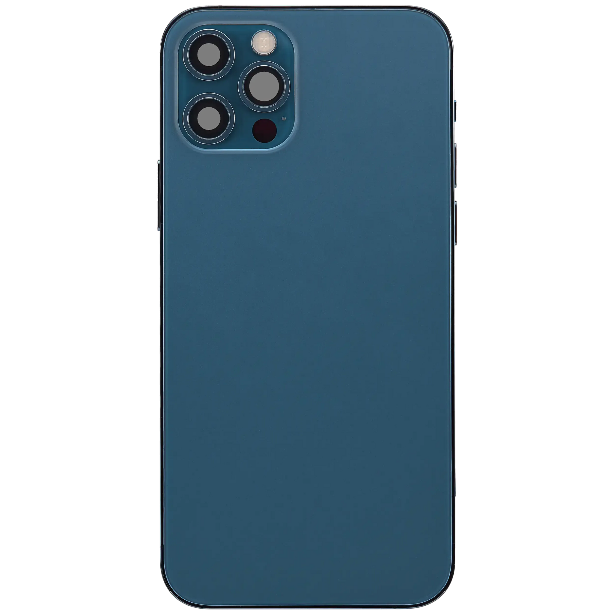 Back Housing W/ Charging Port Flex & Small Parts For iPhone 12 Pro (US Version) (Pull) (Pacific Blue)