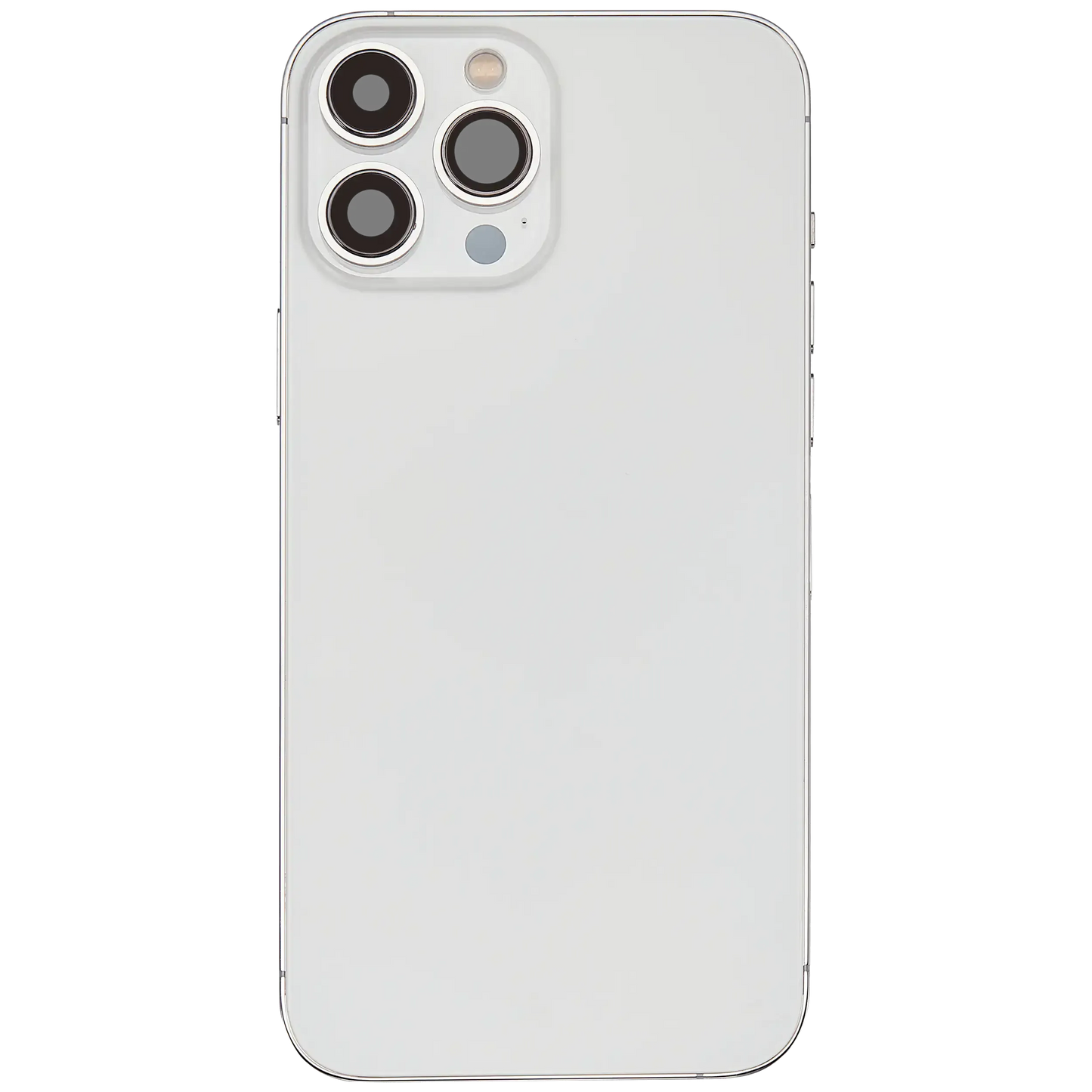 Back Housing W/ Small Parts For iPhone 13 Pro Max (EU / Global Version) (Used OEM) (Pull) (Silver)