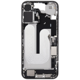 Mid-Frame Housing W/ Charging Port Flex & Small Parts For iPhone 16 Plus (US Version) (Pull) (White)