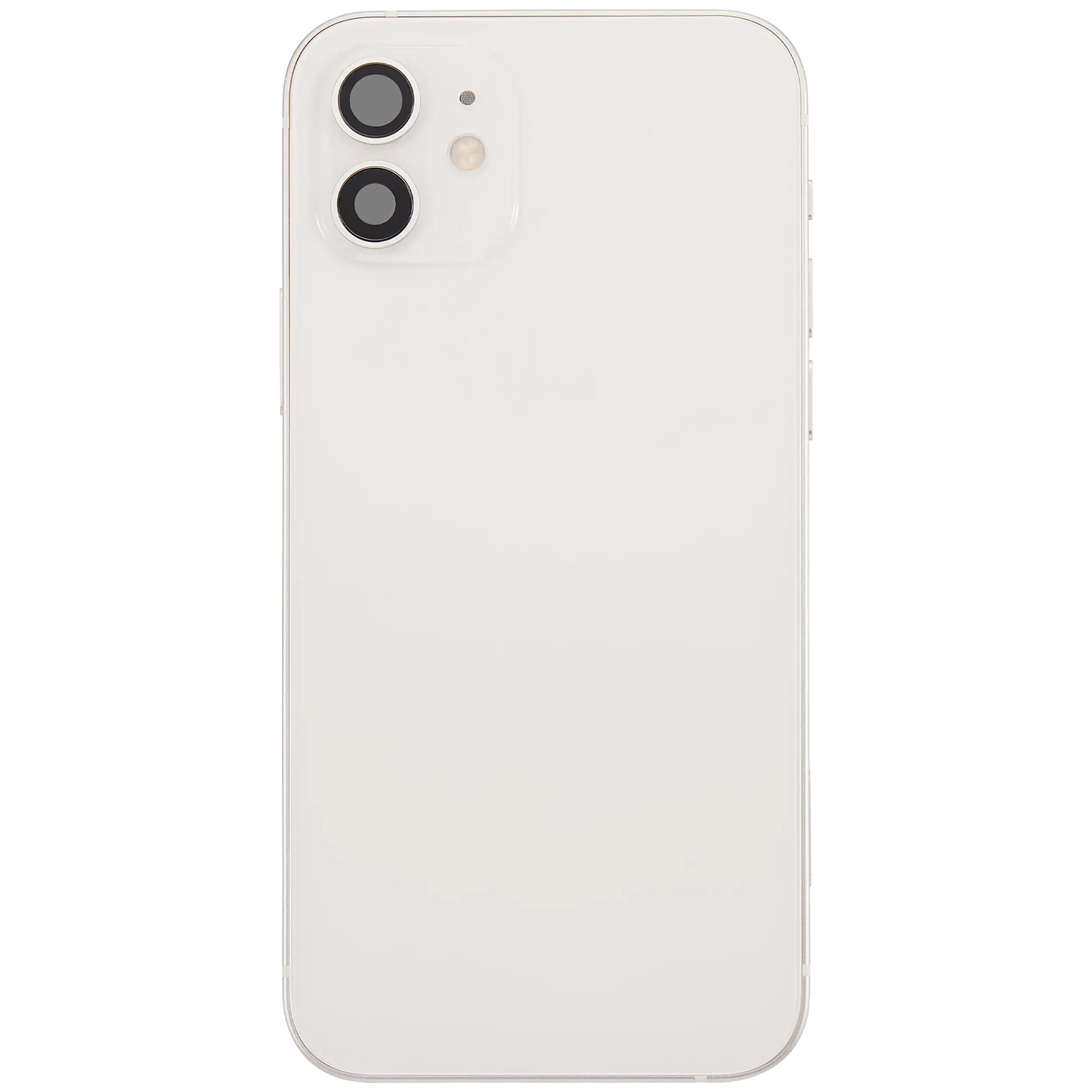 Back Housing W/ Charging Port Flex & Small Parts For iPhone 12 (EU / Global Version) (Used OEM) (Pull) (White)