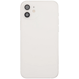 Back Housing W/ Charging Port Flex & Small Parts For iPhone 12 (EU / Global Version) (Used OEM) (Pull) (White)
