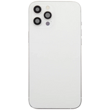 Back Housing W/ Charging Port Flex & Small Parts For iPhone 12 Pro Max (EU / Global Version) (Used OEM) (Pull) (Gold)