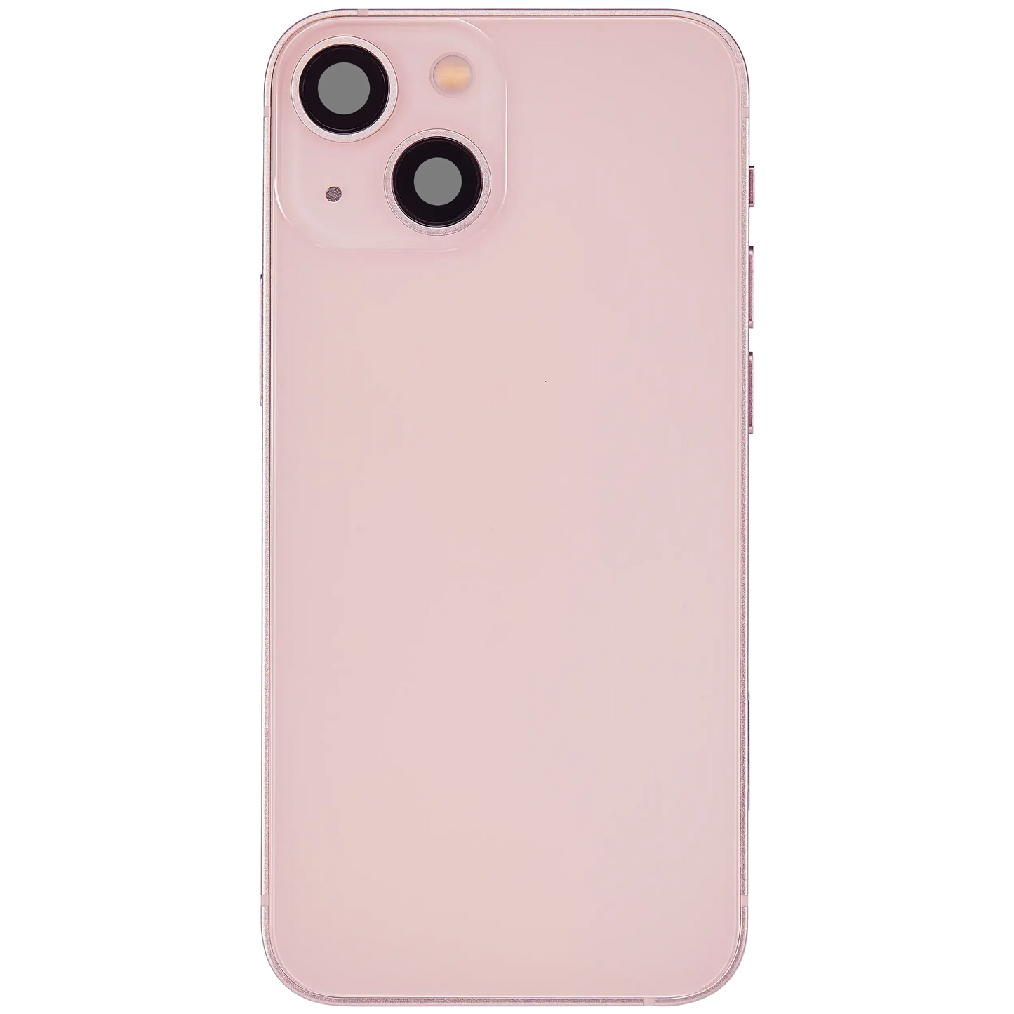 Back Housing W/ Charging Port Flex & Small Parts For iPhone 13 Mini (US Version) (Used OEM) (Pull) (Pink)