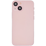 Back Housing W/ Charging Port Flex & Small Parts For iPhone 13 Mini (US Version) (Used OEM) (Pull) (Pink)