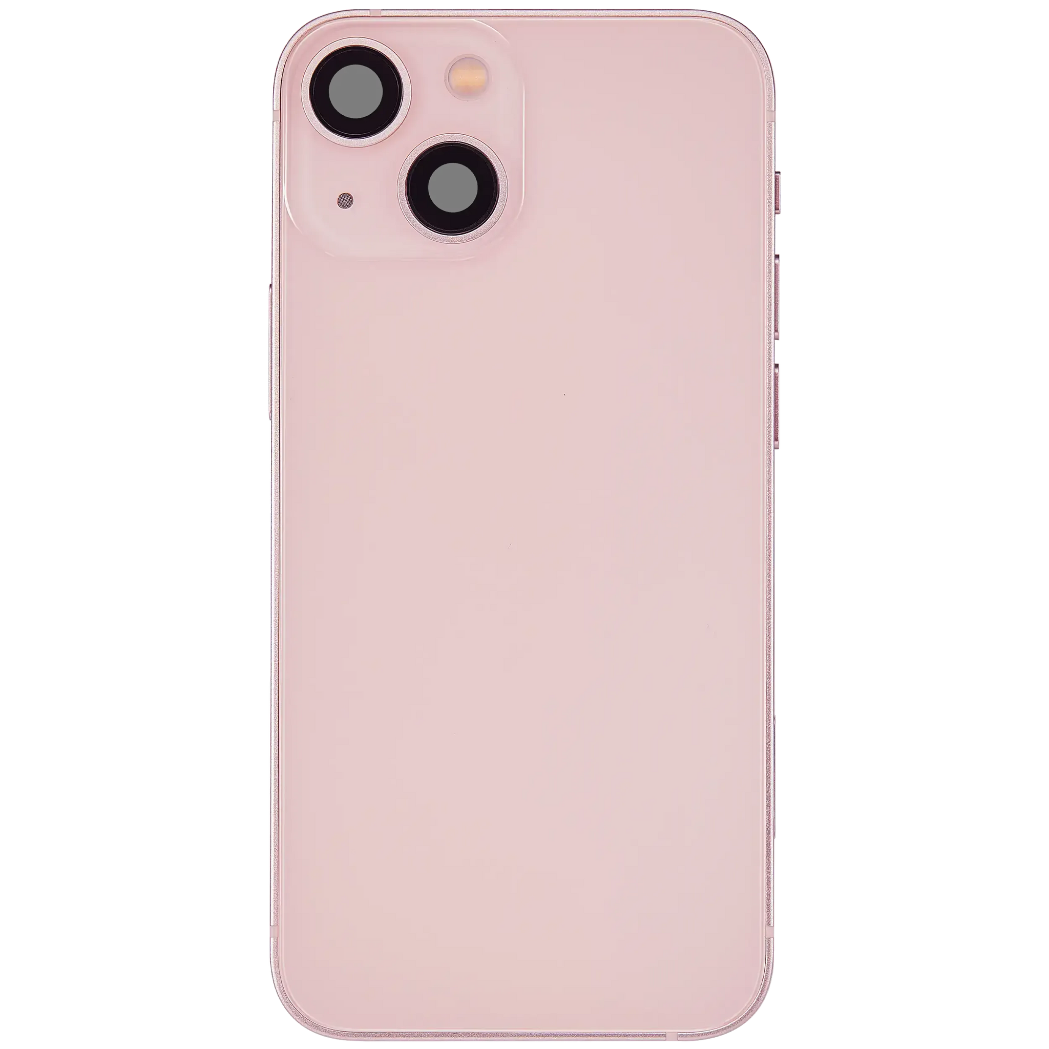 Back Housing W/ Charging Port Flex & Small Parts For iPhone 13 Mini (US Version) (Used OEM) (Pull) (Pink)