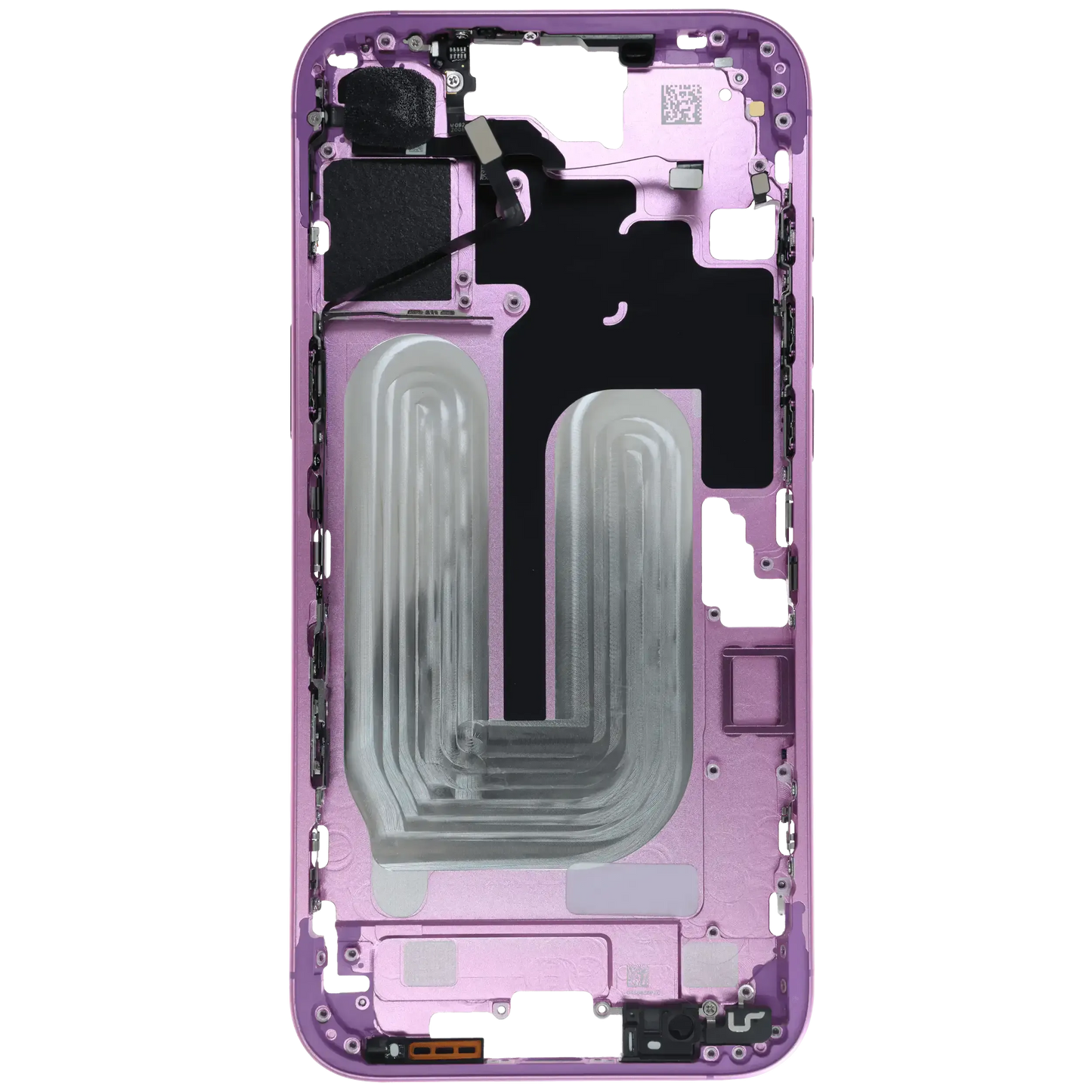Mid-Frame Housing W/ Small Parts For iPhone 16 Plus (EU / Global Version) (Pull) (Pink)