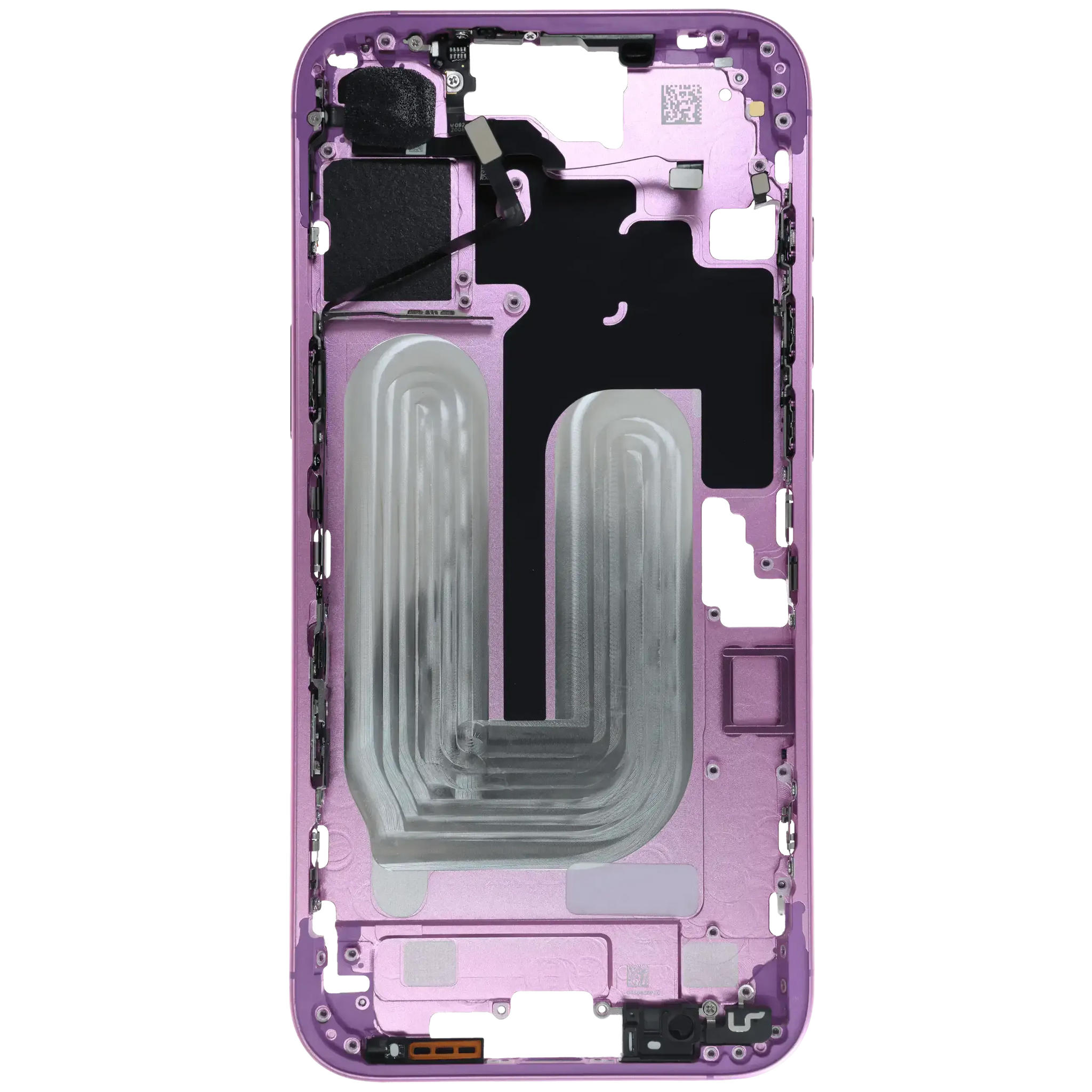 Mid-Frame Housing W/ Small Parts For iPhone 16 Plus (EU / Global Version) (Pull) (Pink)