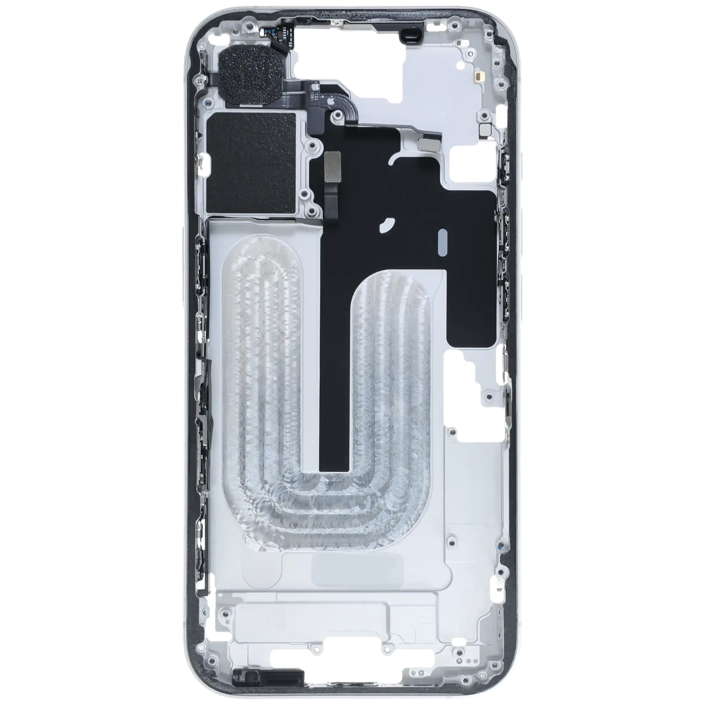Mid-Frame Housing W/ Small Parts For iPhone 16 (US Version) (Pull) (White)