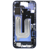 Mid-Frame Housing W/ Charging Port Flex & Small Parts For iPhone 16 (EU / Global Version) (Pull) (Ultramarine)